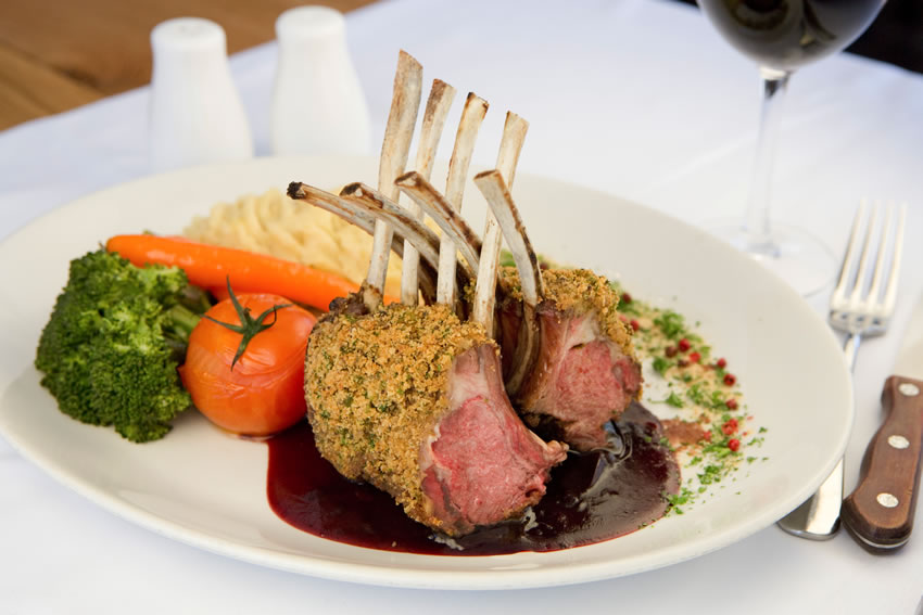 Roast Rack of Lamb with Herb Crust image